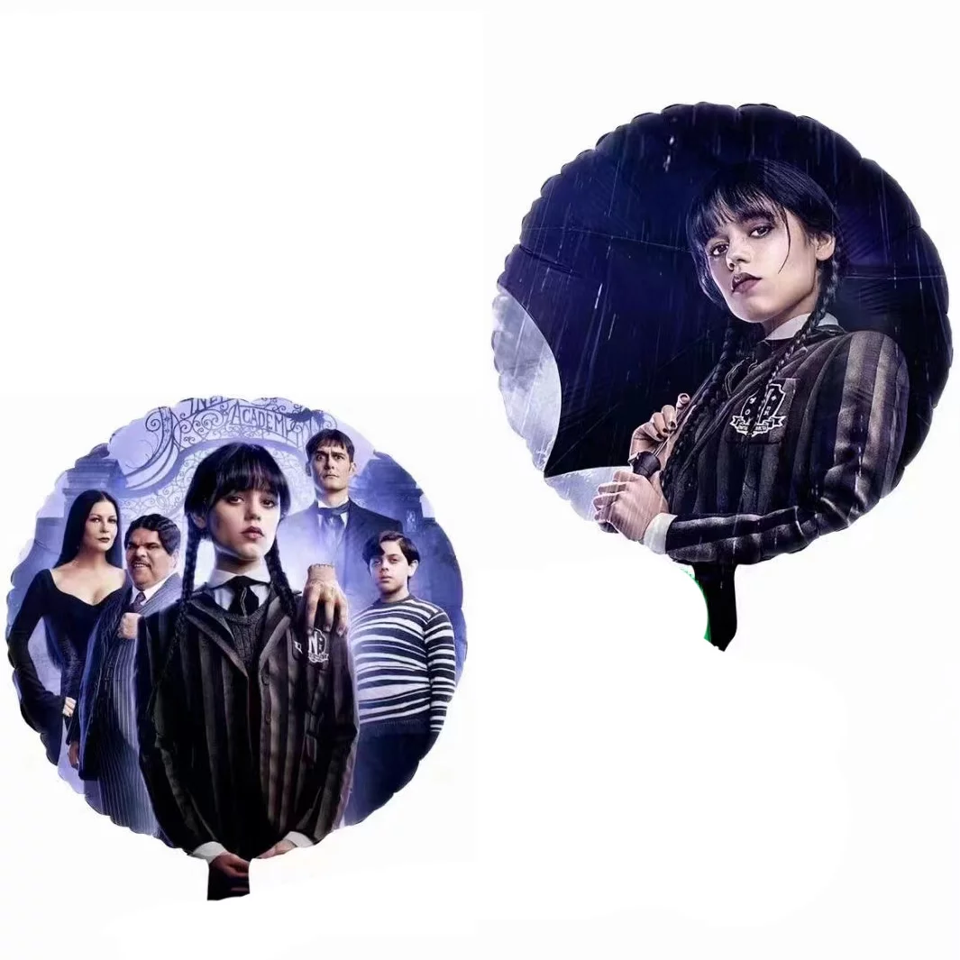 Balon folie Wednesday, double sided, rotund, 45 cm