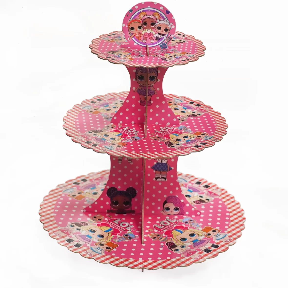 Suport etajat pentru prajituri, Lol