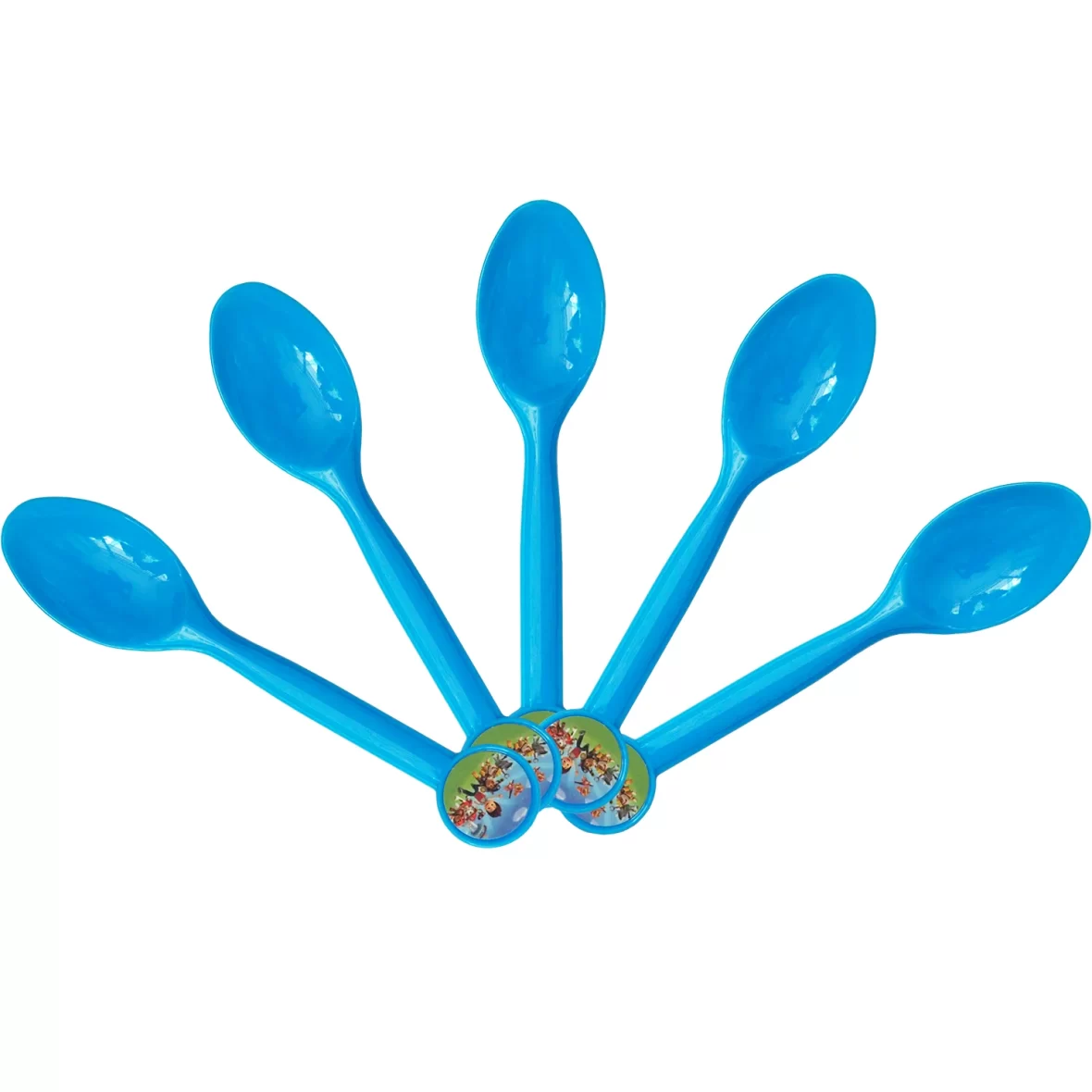 Set 10 lingurite Patrula Catelusilor, albastre