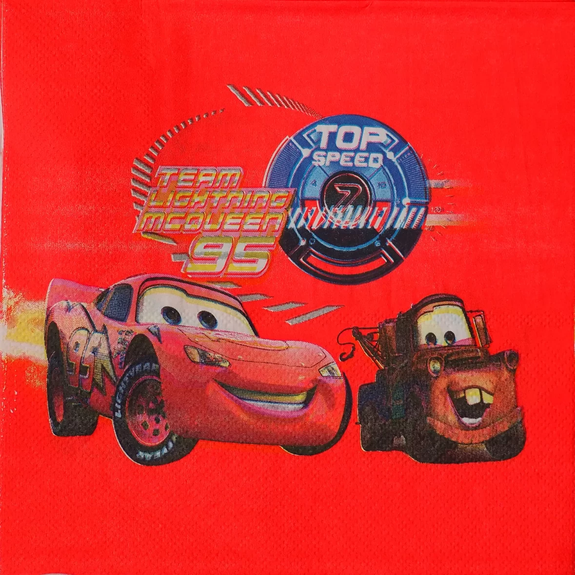 Set 10 servetele Cars