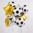 Set aranjament bundle 10 baloane folie Minge Fotbal