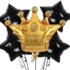 Set aranjament bundle 5 baloane folie Coronita