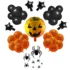 Set aranjament bundle 37 baloane folie si latex Dovleac Halloween cu Decoratiuni Paianjen