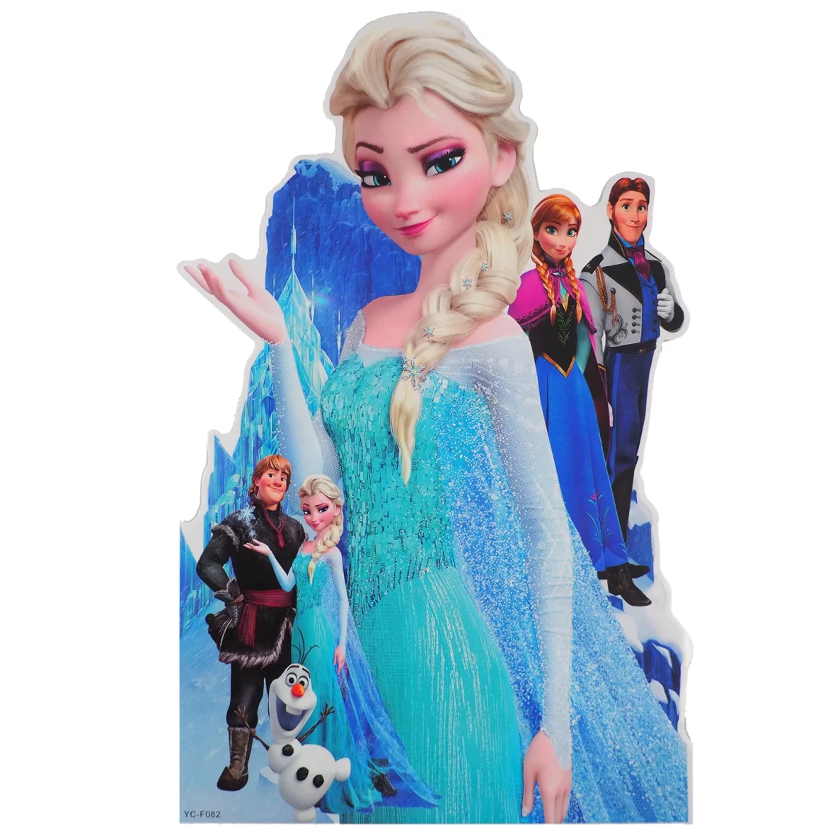 Sticker Frozen, cu Elsa si prietenii, 20×30 cm