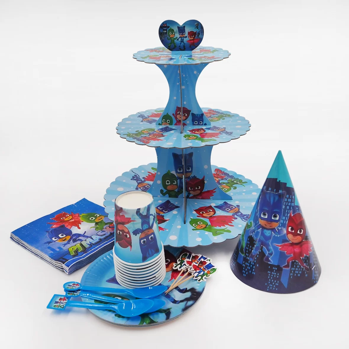 Set Petrecere Eroi in Pijamale, 71 Piese