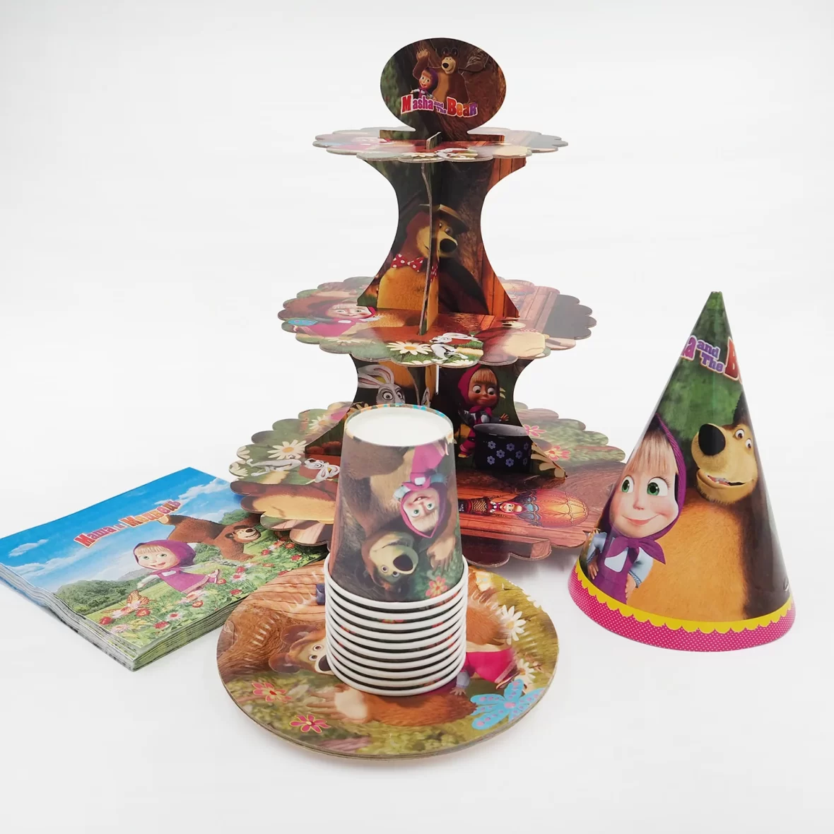 Set Petrecere Masha, 61 Piese