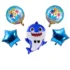 Set aranjament bundle 5 baloane folie Baby Shark