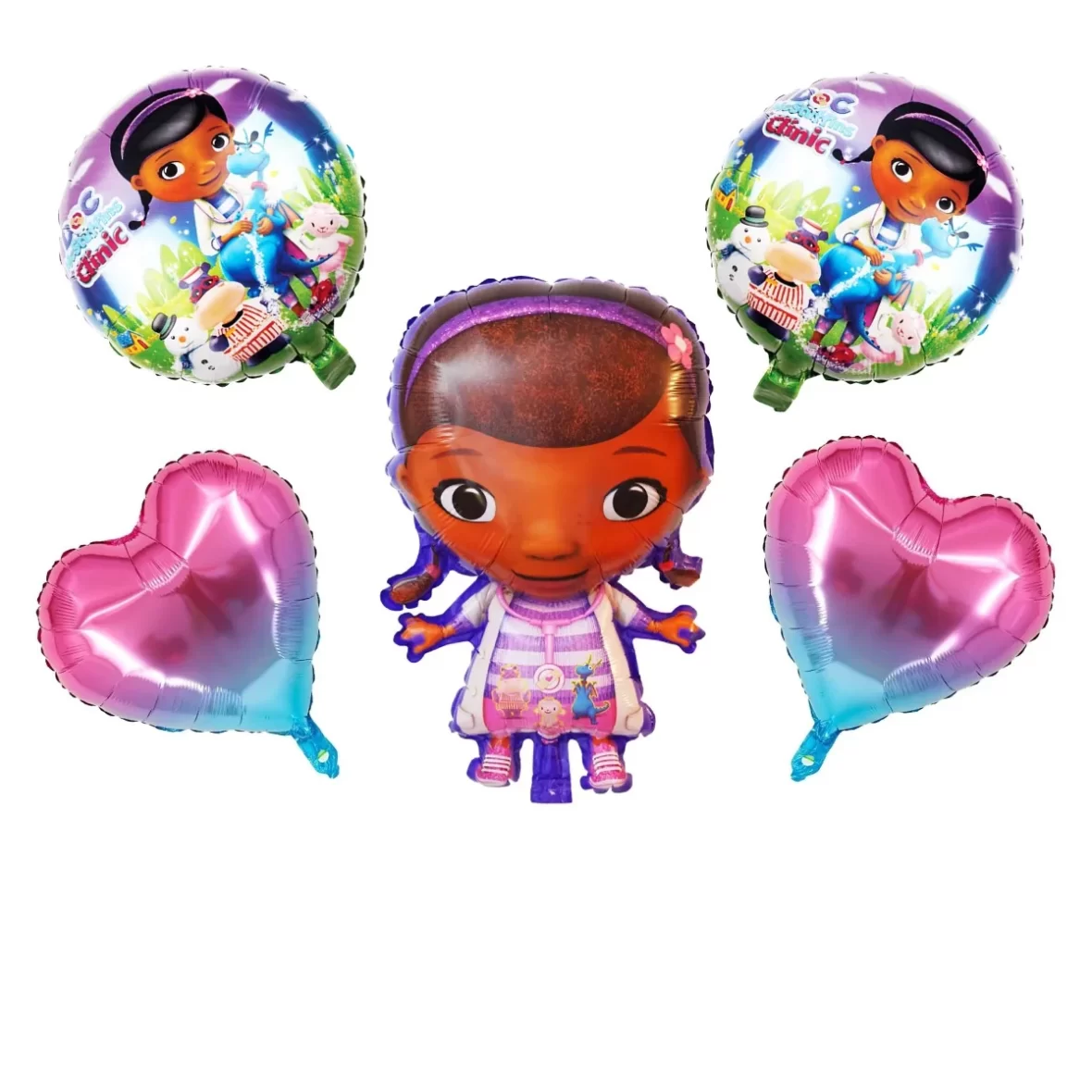 Set aranjament bundle 5 baloane folie Doctorita Plusica