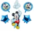 Set aranjament bundle 15 baloane folie si latex Mickey cu Stelute