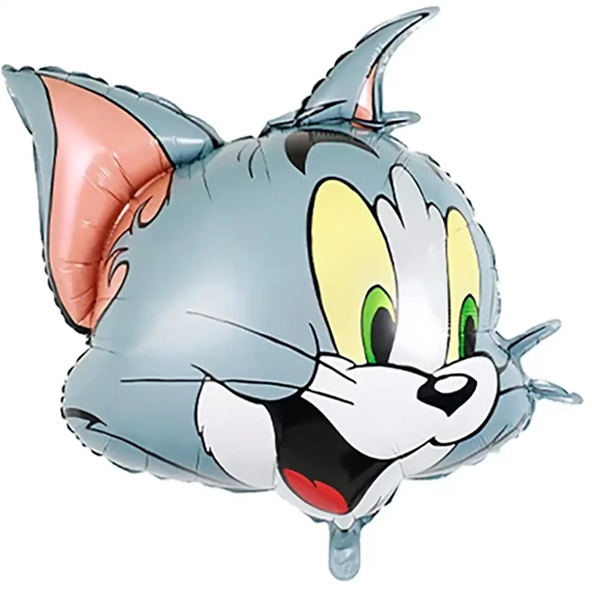 Balon Motanul Tom (Tom si Jerry), Umflare cu Aer sau Heliu, Folie Mylar, 75 cm