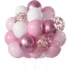 Set aranjament 30 de baloane latex in nuante de roz