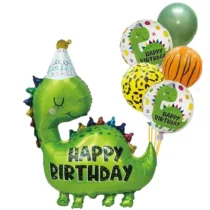 2657-set-aranjament-6-baloane-cu-figurina-dinozaur-108-cm