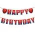 Ghirlanda Happy Birthday, cu Spiderman