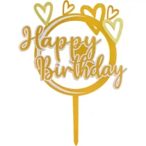 2695-topper-tort-happy-birthday-auriu-cu-inimioare