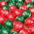 Set 6 baloane latex Merry Christmas, Rosu si Verde, 30 cm