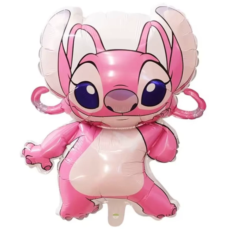 Balon folie figurina Stitch, Roz, 65 cm