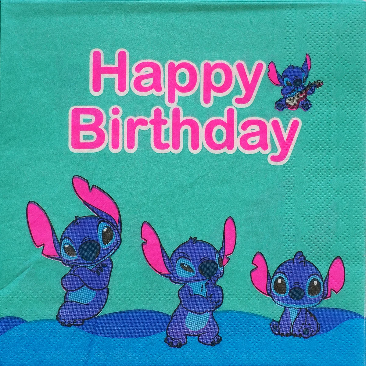 Set 20 de servetele Stitch, 33 cm