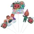 Set 5 Decoratiuni Tort cu Cocomelon